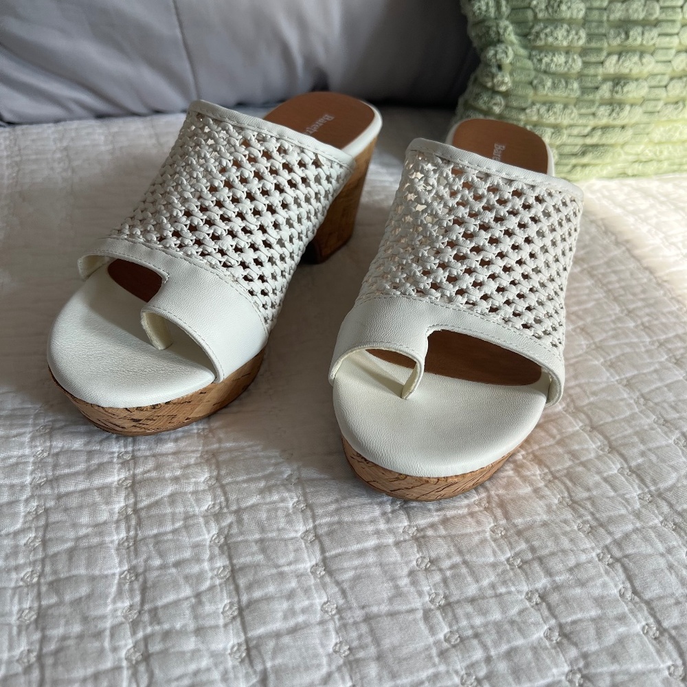 White sandal